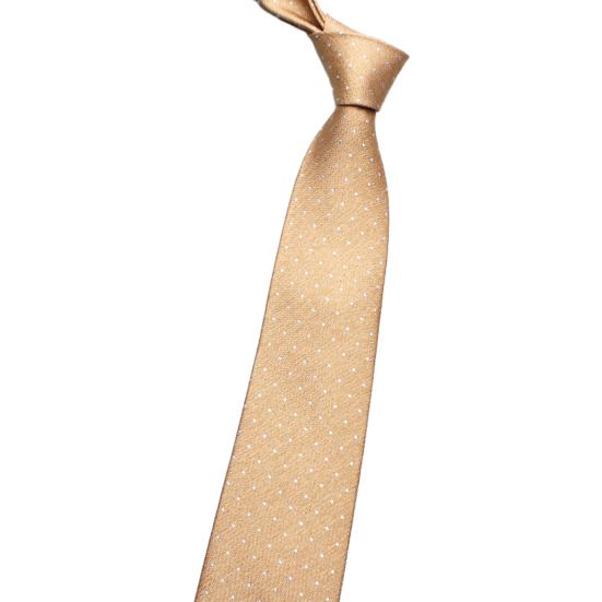 Men Tie Formal Striped Spotted Print Groom Wedding Tie Business Wear Clear Pattern Pointed Office Banquets Necktie