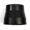 Luftinsugskoppling 76-63mm Luftfilterrör Slang 3-2.5 Tum Svart Gummi