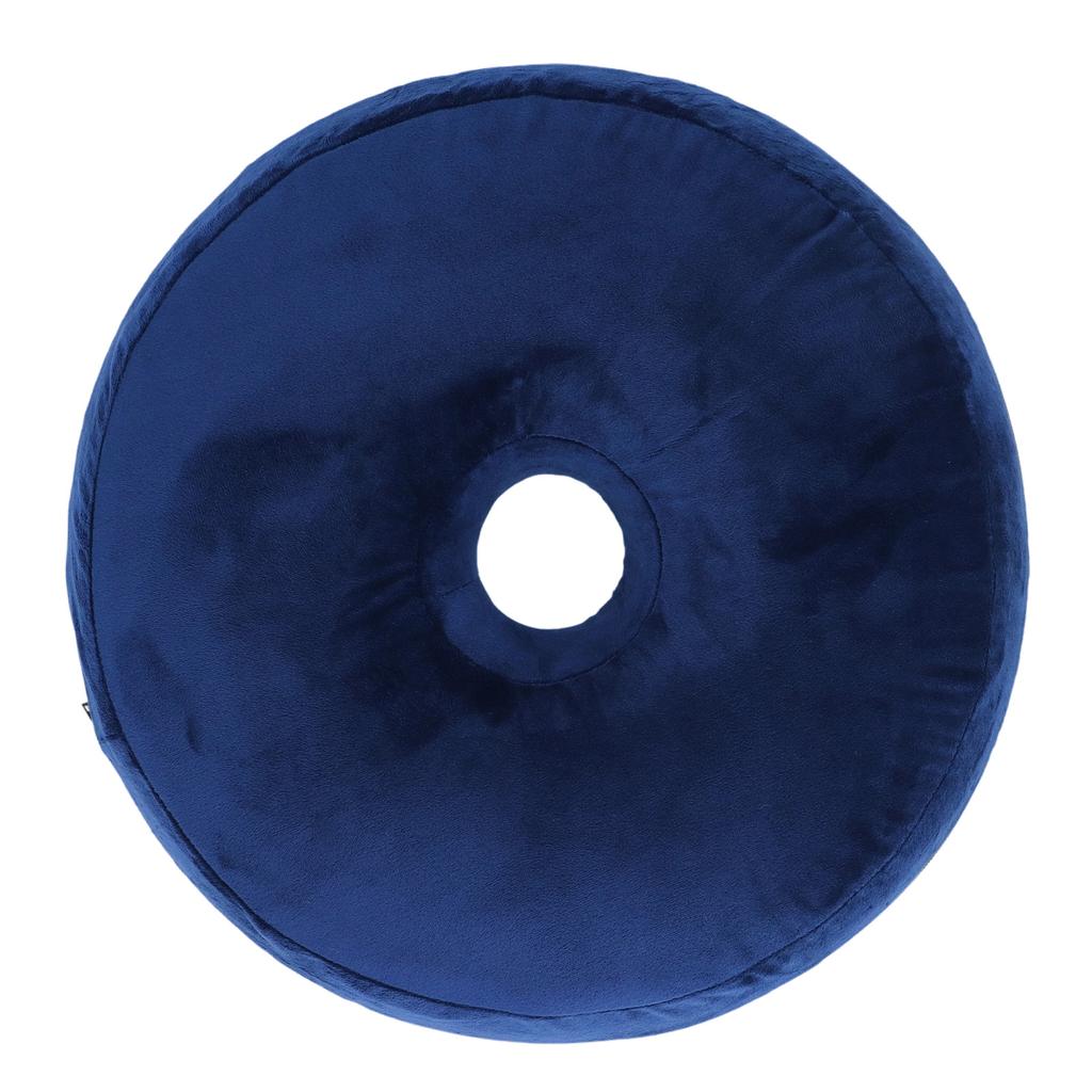 Donut Pillow Seat Cushion Memory Foam Donut Chair Cushions for Postpartum Pregnancy Hemorrhoids Tailbone Relief Navy Blue