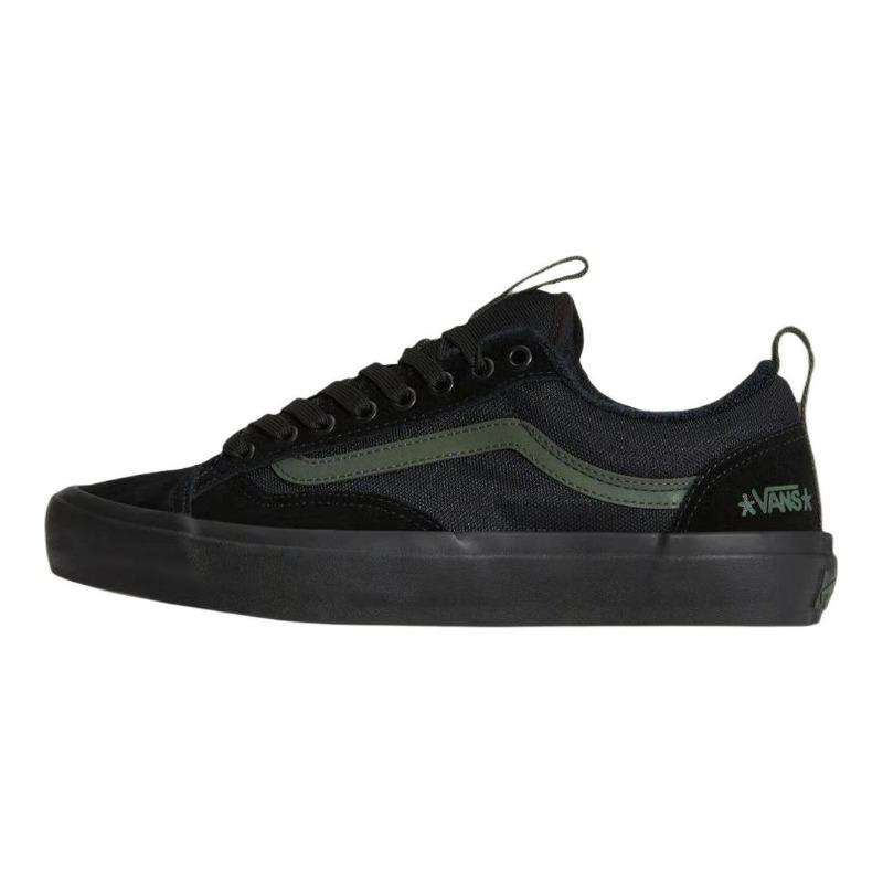 Vans X Atiba Jefferson Old Skool 36+ Unisex Klassischer Komfort Skate-Schuhe Schwarz VN000D5RNLX