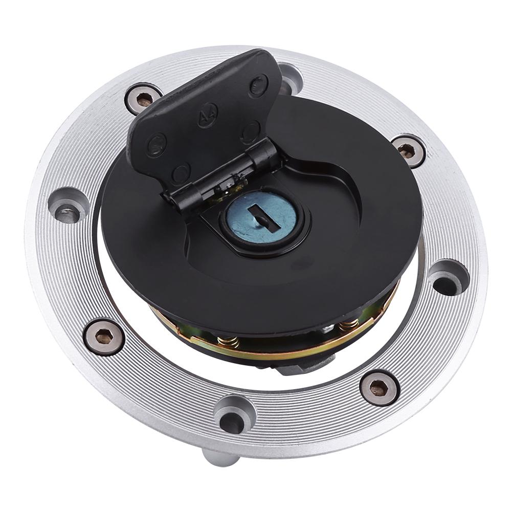 Aluminum Gas Fuel Tank Cap Cover With 2 Keys For SUZUKI GSXR 600 750 for Hayabusa GSXR1300