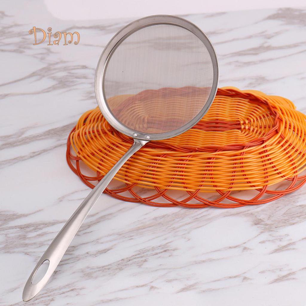 BH nerūsējošā tērauda sieta karote Sifter Siets Virtuves piederumi Ēdienu gatavošanas skimmera sietiņa piederumi