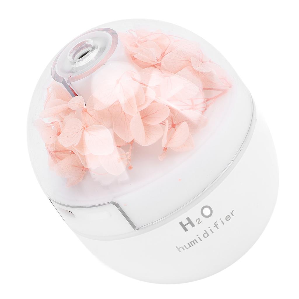 Konservierte Blume USB Luftbefeuchter mit 2 Nebelmodi 120 ml Wassertank Ätherischer Öldiffusor Nacht