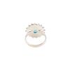 Swiss Blue Topaz Gemstone 925 Sterling Silver Gift Jewelry Handmade Women Ring RR-49-8