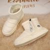 Men Snow Boots 2026 Winter New Plush Thicken Outdoor Non Slip Cotton Shoes Fashion Side Zipper Trendy Height Increase Warm Shoes