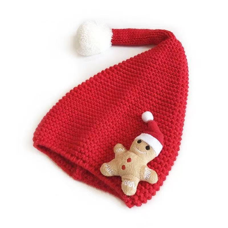 Children's Christmas Hat Winter Toddler Beanie Cute Cartoon Knit Cap Baby Bonnet Infant Kids Hat Unisex