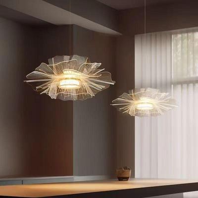 Nowoczesny minimalistyczny żyrandol do salonu Kreatywna lampa płatkowa Sypialnia światła Luksusowe lampy