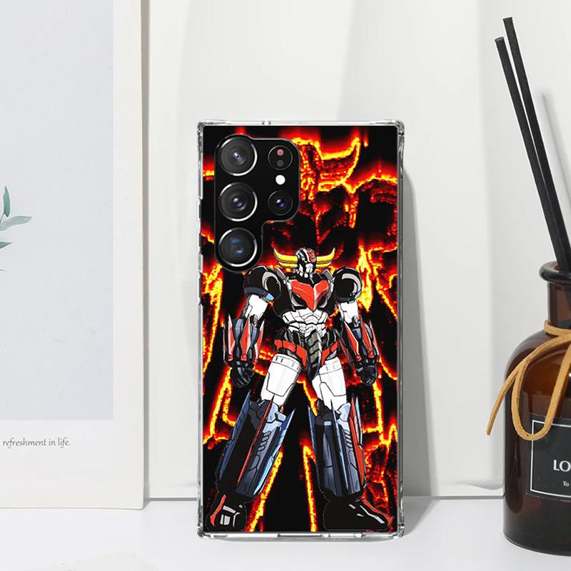 M-Mazinger Z Anime Phone Case For Samsung Galaxy Note 20 Ultra 10 Plus 9 8 M11 M12 M21 M30S M32 M51 M52 J4 J6 + J8 Art Fundas