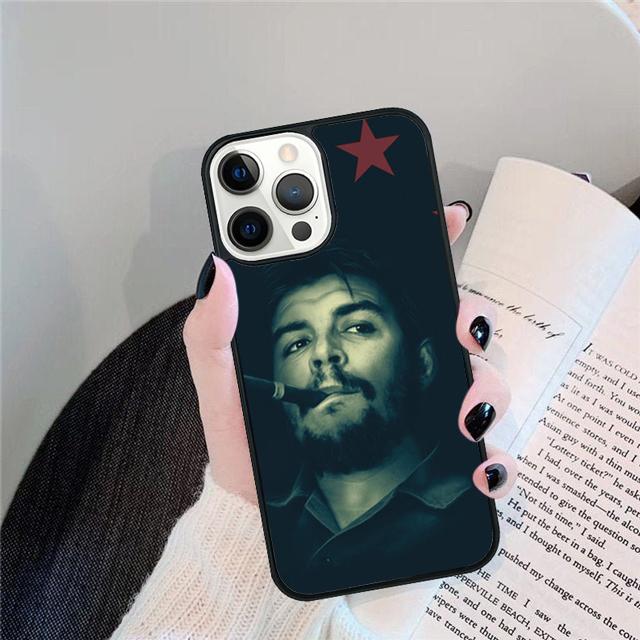 Che guevara Rauchend Zigarre Muschel für iPhone 17 Air 15 16 14 13 12 Pro Max 11 Pro Max Plus Handyhülle Abdeckung