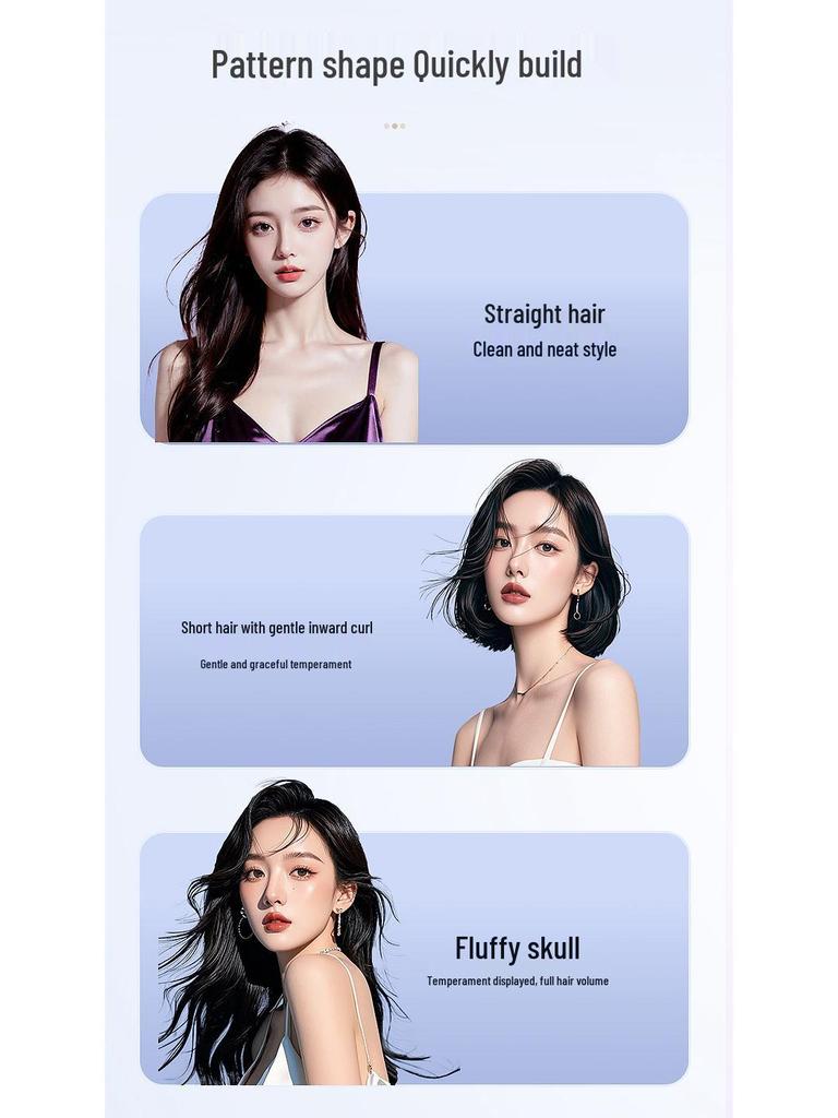 Rechargeable Portable Wireless Hair Straightener Comb with Negative Ions for Safe, Damage-Free Styling.