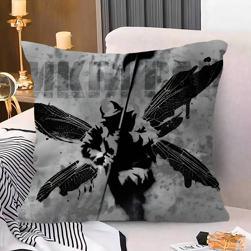 Band L-Linkin Cool P-Park Cushion Cover Inches Farmhouse Decor Home Throw Pillow Covers For Couch Decorations