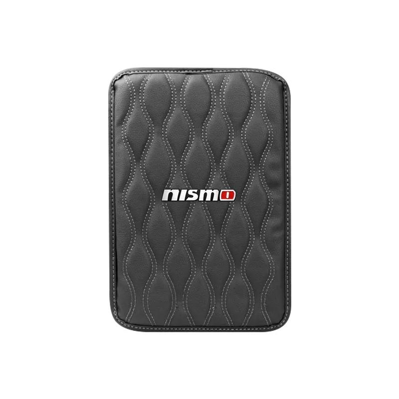 Auto Mittelkonsolenabdeckung Leder Armlehnenmatte Armaufbewahrungsbox Matte Für Nismo Nissan 370Z Coupe Roadster Z34 2009-2020 GTR Juke