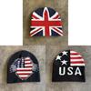 USA Flagge Strickmütze mit Wärme für Winter Outdoor Schneesport Männer Frauen