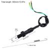 Universal 2 Wires Motorcycle Brake Light Switch Fit for Honda Kawasaki Suzuki Yamaha with Spring Rear Drum Brake Pedal Switch