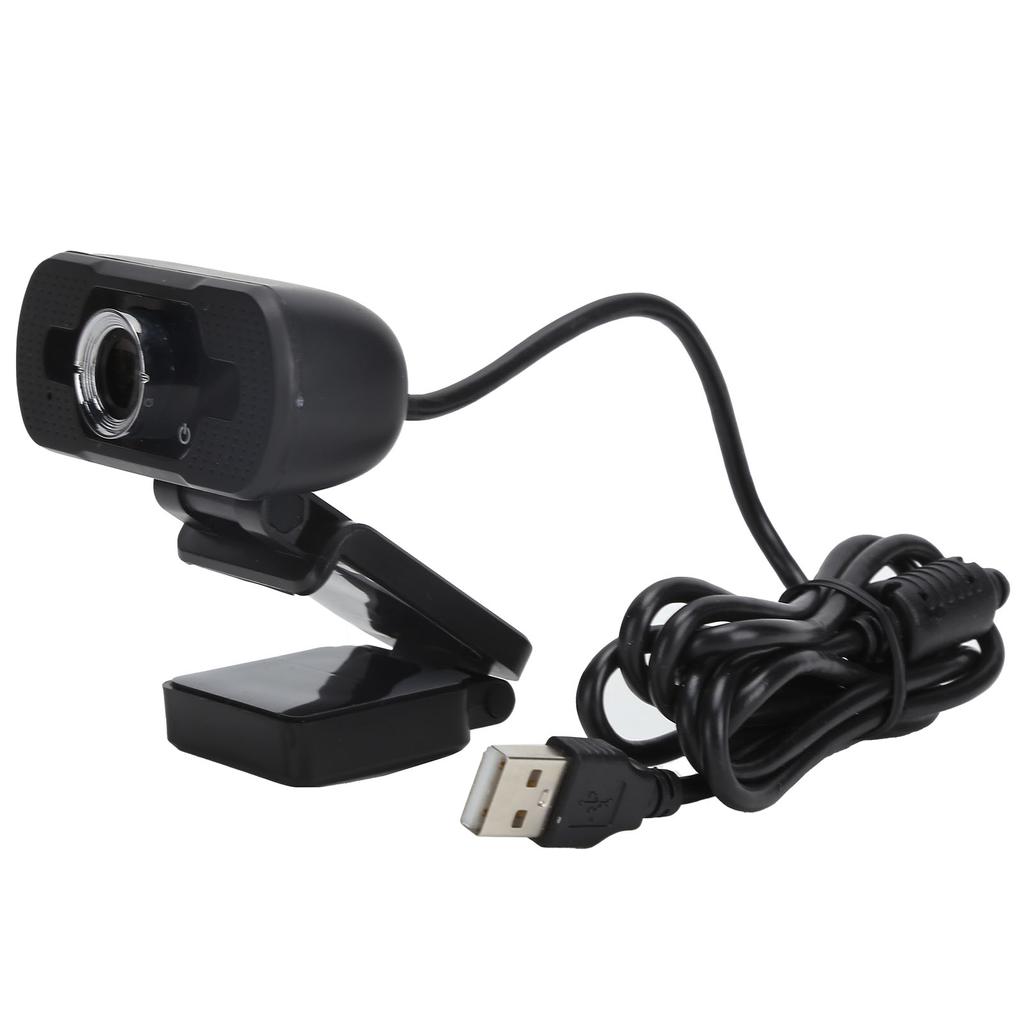 1080P Web Camera Full HD USB Webcam with Noise Cancelling Microphone MultiFunction Base