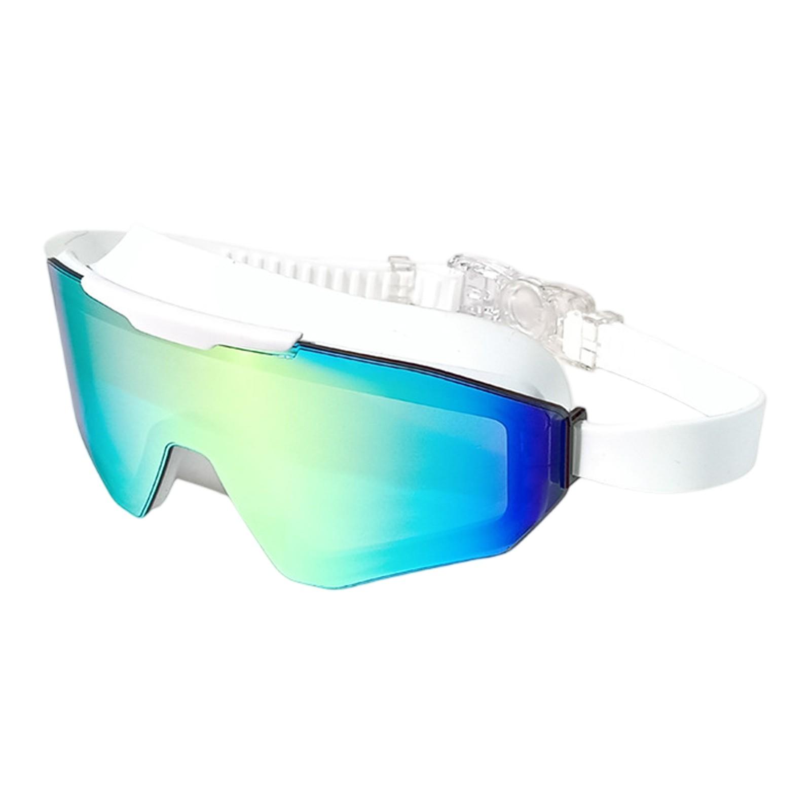 

Очки для плавания с широким полем зрения, высокой четкости, с защитой от запотевания и водонепроницаемые, взрослые очки для плавания с большой оправой One Size