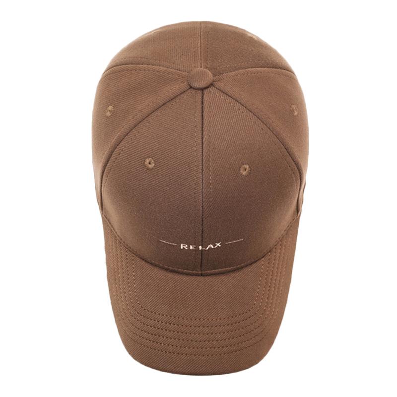 Embroidered Letter Cap Autumn Winter Men's Velvet Warm Baseball Cap Women's Sun Hat