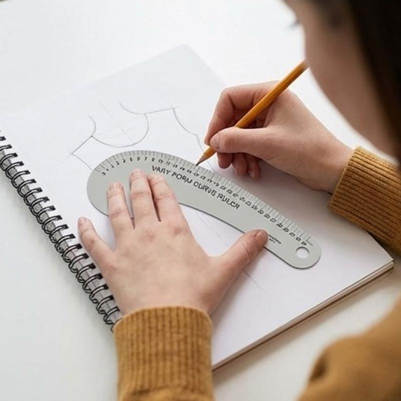 Professional Aluminum Alloy Garment Pattern Ruler For Clothing Designs And Tailoring B03E