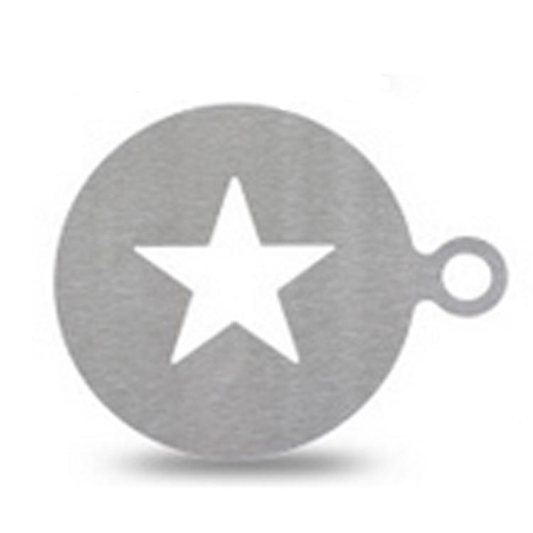 

Модель для печати кофе, кофейные инструменты из нержавеющей стали, шаблон, трафареты для бариста, инструмент для украшения