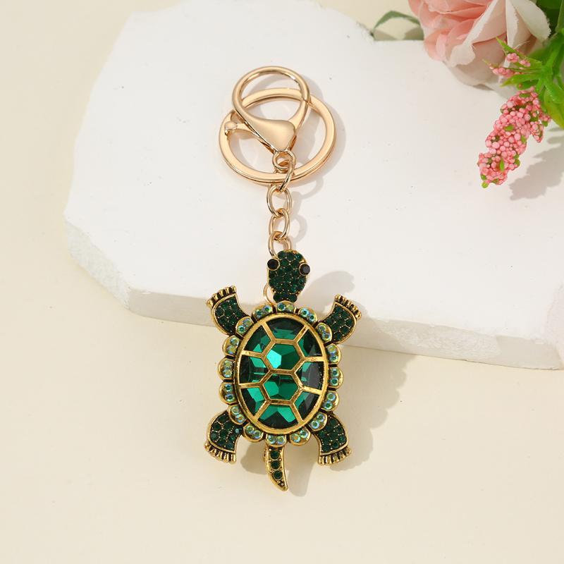 Funny Tortoise Key Ring Womens Luxury Bag Keychain Souvenir Gift For Girlfriend Marine Animal