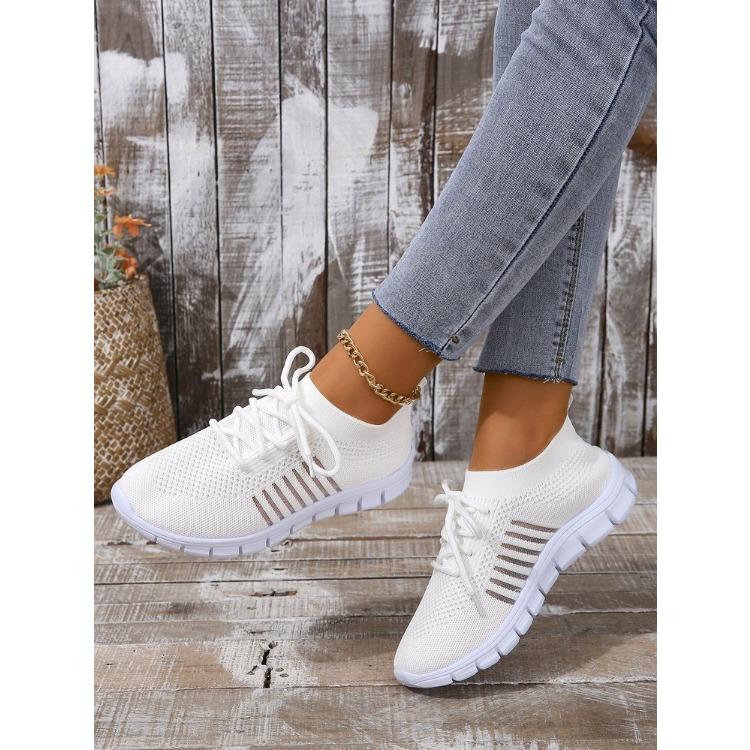 New Women's Sneakers Spring Flat Shoes Casual Women Vulcanized Summer Light Mesh Breathable Female Running Shoes