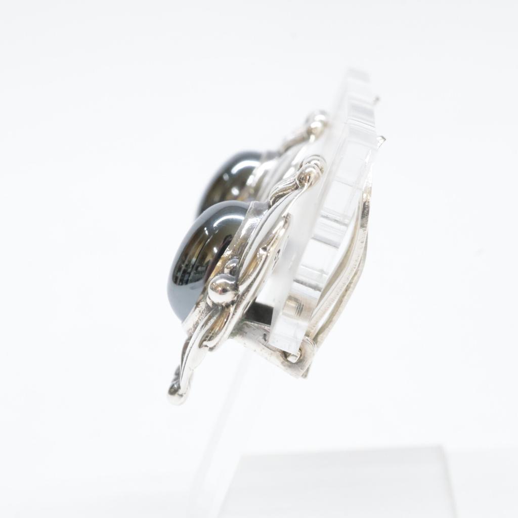 GEORG JENSEN [Excellent Condition] 925S 2000 Hematite Earring SilverUsed