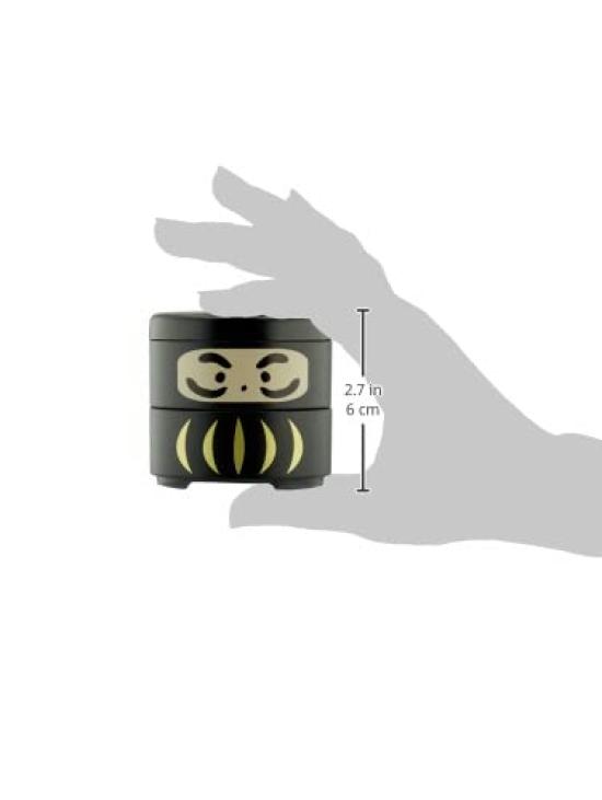 Tatsumiya Mini Daruma Jubako Box Black 575200 (160ml) "Motenashiya"