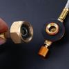 Equipment Gas Charging Valve Flat Cylinder Tank Gas Stove Coupler Container Adapter Stove Metal Tube Propane Refill Adapter