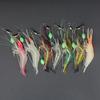 7PCS/Lot Shrimp Soft Fishing Lure 9cm/6g Artificial Bait With Luminous Bead Swivels Hook Lifelike Shrimp Lure Carp Fishing Bait