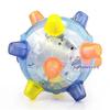 Jumping Activation Ball LED Light Up Sound Bouncing Vibrating Ball Pet Chew Toys Children Toys Random Color/without Battery