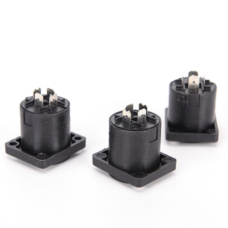10X Speakon 4 Pin Female Jack Compatible Audio Cable Panel Socket Connector  Sale