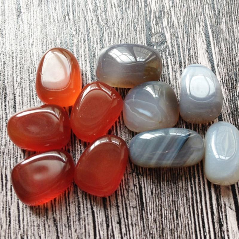 5pcs  Bulk  Mixed Natural Assorted Tumbled Stones Crystal Healing Reiki 10-25mm  MIX  COLOR