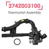 Thermostat Assembly for Mercedes Benz W205 W212 M274 C300 E300 2742003100