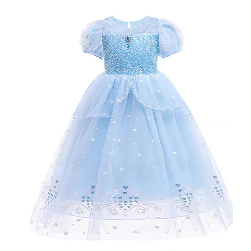 Summer Girls Princess Dress Kids Halloween Carnival Party Children Birthday