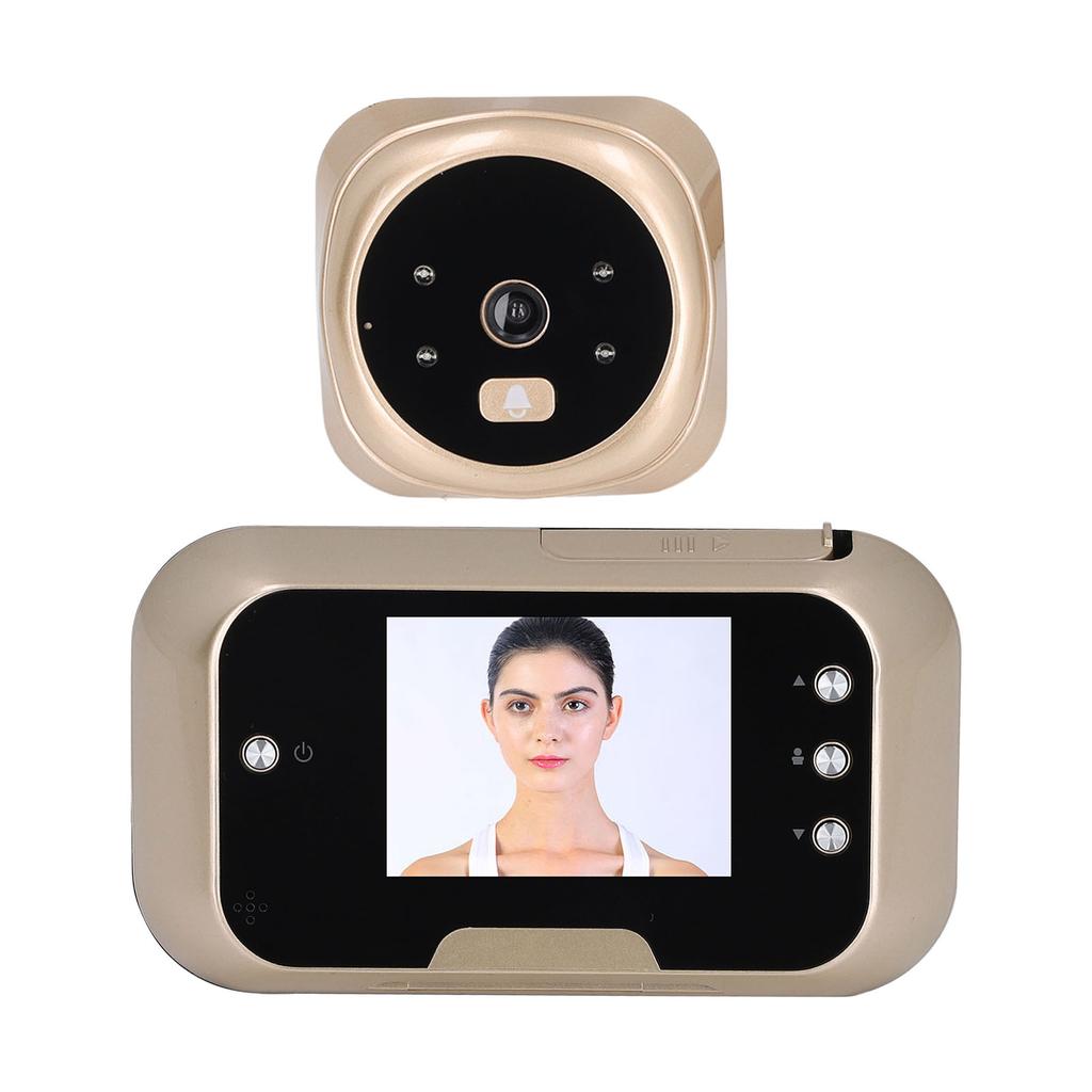 Türspionkamera Automatische Fotoaufnahme Wasserdicht 120 Grad Betrachtungswinkel Infrarot-Nachtsicht 1050mAh