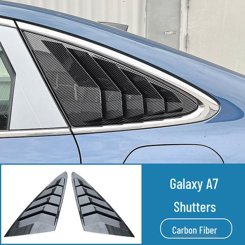 

Geely Galaxy A7 Rear Side Louver Sticker for Car Window Trim Geely Galaxy A7/2025-2026