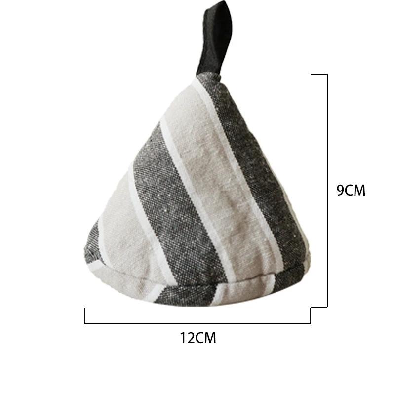 1PC Cute Cartoon Oven Mitts Triangle  Cotton Baking Insulation Microwave Heat Resistant Non-slip Gloves Handschoen Hand Clip