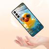 Cartoon Duck Phone Case for Samsung Galaxy S26 S25 S24 S23 S22 S20 S21 FE Ultra S25 Edge Plus 5G Soft TPU Cover Fundas Capas Bag