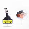 1PCS ASW-15D DC 12V 20A Auto Auto LED Licht Toggle Rocker Swi, 12mm Auto modifikation schalter taste schalter kippschalter