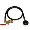 Upgraded Propane Refill Adapter Hose for 1lb Tanks Extension Propane Refill Hose with Control Valves Propane Tanks