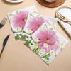 20Pcs Pink Flower Printed Paper Napkins, 2-Ply Disposable Napkins for Baby Shower Birthday Party - Table Decor Tissue Supplies