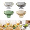 Fruit Serving Bowl Round Multipurpose Durable Serving Tray Dessert Display Plate Kitchen Strainer Bowl for Breads Snacks Kitchen
