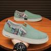 Canvas Shoes Boys Summer Breathable Trend Versatile Sleeve Casual Board Shoes Men Linen Cloth Shoes Old Beijing Cloth Shoes