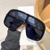 Large Frame Integrated Wind Fashion Sunglasses, High-End Casual Men'S And Women'S Windproof Sunglasses