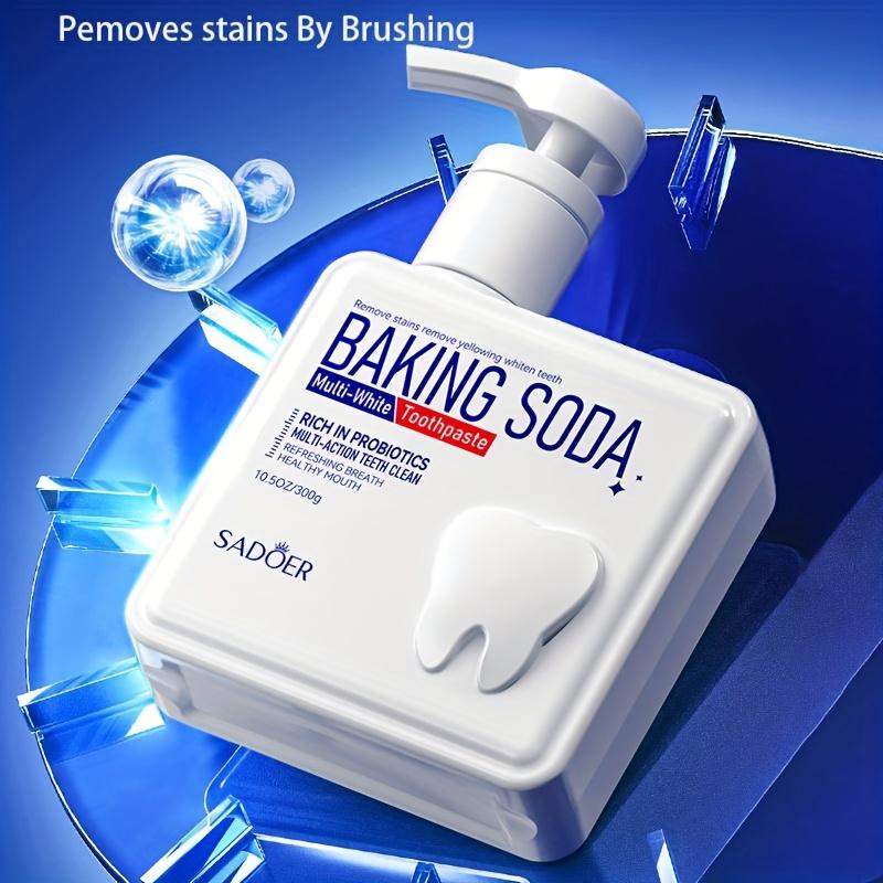 

Натуральная пробиотическая зубная паста с пищевой содой, уход за полостью рта, освежающая дыхание, зубная паста с помпой 300g