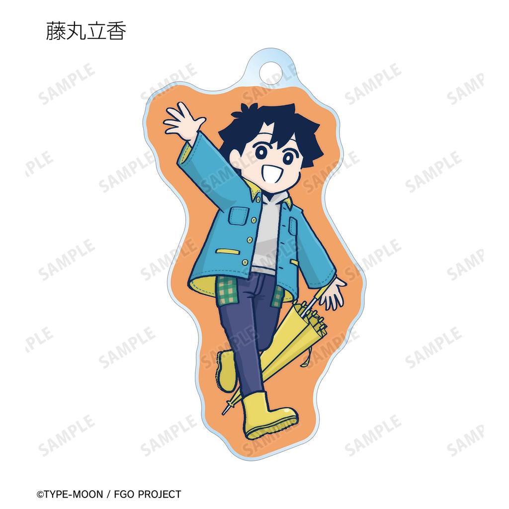 Anime [FateGrand Order: Ritsuka Fujimaru Doesn't Know] Original Illustration by Tsuchida, Between the Rainy Season Ver. Trading Acrylic Keychains,