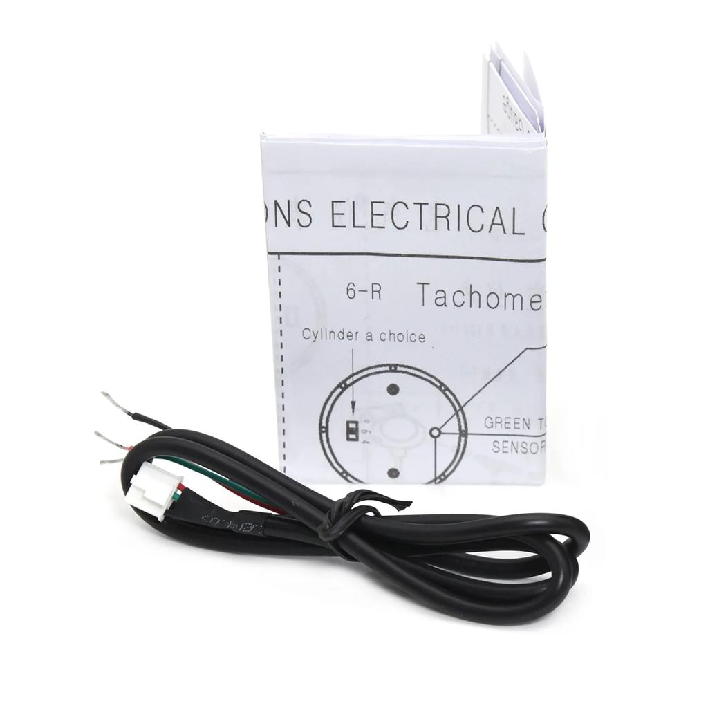 52mm Auto Water Temperature Meter 40-150 Celsius Water Temp Blue Light Car gauge with Warning Alarm Sensor Car Motor Meter 12V