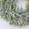 Artificial Lavender Wreath Door Decor French Blue Wedding Home Window Display Small Size