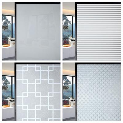 BUNPIG Matte Decorative Window Film Privacy Opaque Self Adhesive Glass Vinyl Film For Home Anti-UV Frosted Window Tint Stickers