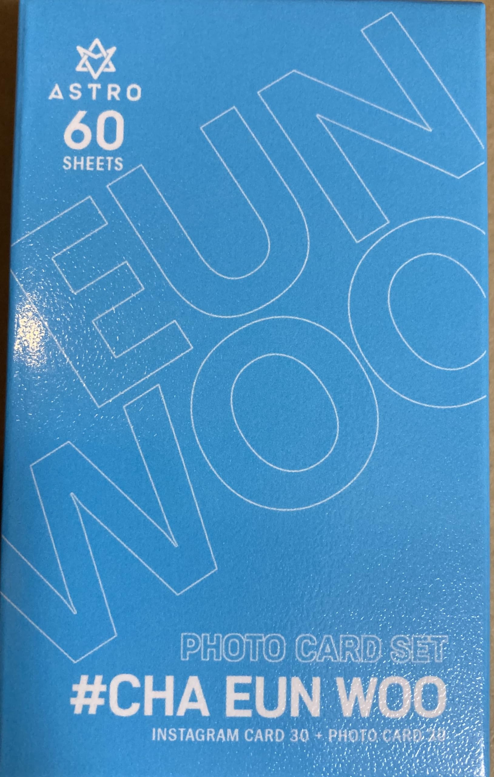 

Набор фотокарточек Cha Eunwoo Goods 60p (Ча Ынву 2)